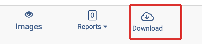 MyChart study list showing a Download button after View Radiology Images.